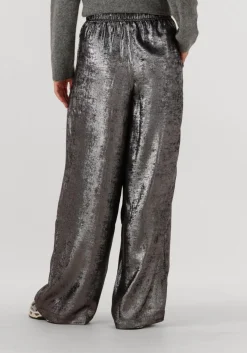 antraciet knit-ted wijde broek metally