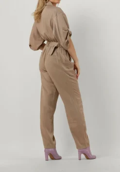 beige aaiko jumpsuit nadina vis 510