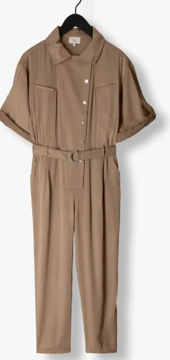 beige aaiko jumpsuit nadina vis 510