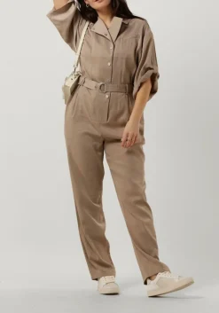 beige aaiko jumpsuit nadina vis 510