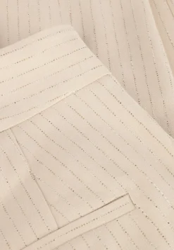 beige aaiko pantalon sonja stripe vis 526