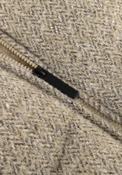 beige after label gewatteerde jas sarajevol