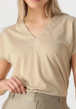 beige aimee the label t-shirt yanni2