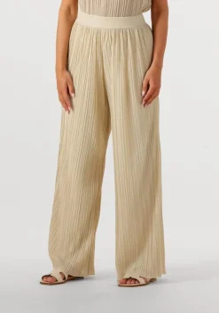 beige aimee the label wijde broek ramses