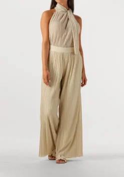 beige aimee the label wijde broek ramses