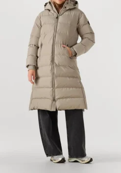 beige airforce gewatteerde jas grace jacket