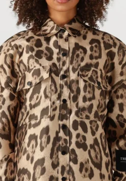 beige alix the label blouses ladies woven jaquar oversized blouse