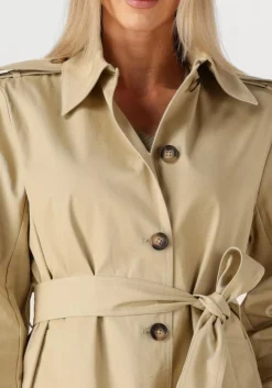 beige alter ego trenchcoats amber