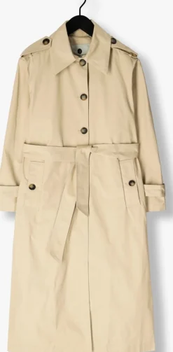 beige alter ego trenchcoats amber