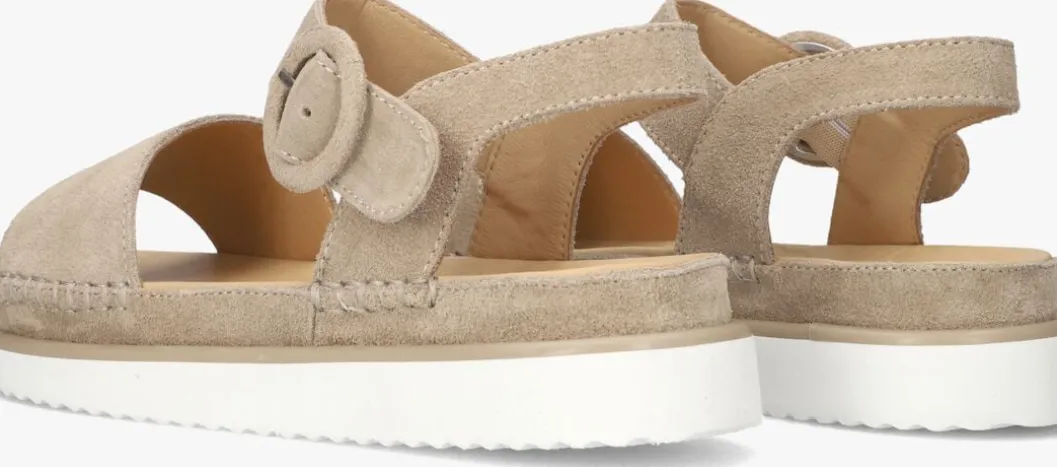 beige ayana platte sandalen 11865