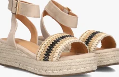 beige ayana sandalen met hak 0047-71