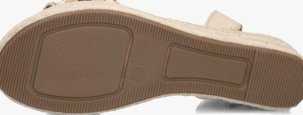 beige ayana sandalen met hak 0047-71