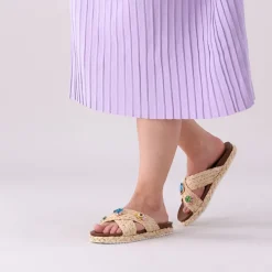 beige bibi lou slippers 889z70hg