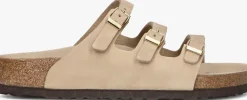 beige birkenstock badslippers florida