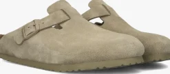 beige birkenstock instappers boston heren