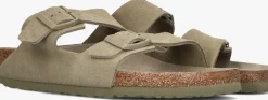 beige birkenstock slippers arizona heren