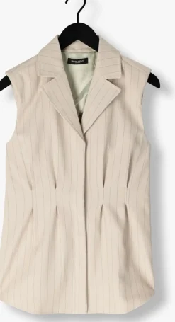 beige bruuns bazaar gilet urwa waistcoat