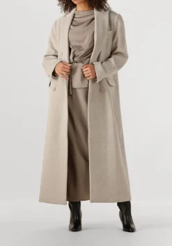 beige bruuns bazaar mantel bbabellas coat