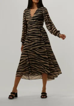 beige bruuns bazaar midi jurk phlox nora dress