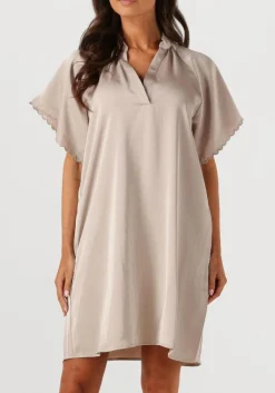 beige bruuns bazaar mini jurk wendis dress