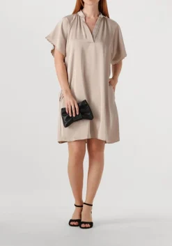 beige bruuns bazaar mini jurk wendis dress