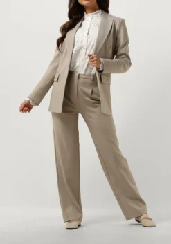 beige bruuns bazaar pantalon lucilay ivala pants