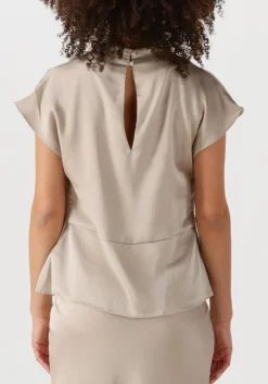 beige bruuns bazaar top tinja blouse