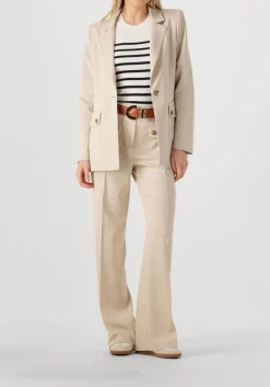 beige caroline biss wijde broek 1559