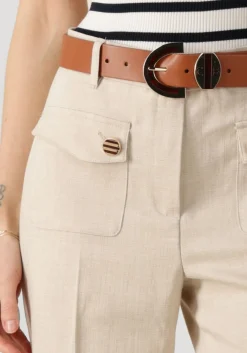 beige caroline biss wijde broek 1559