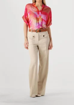 beige caroline biss wijde broek 1559