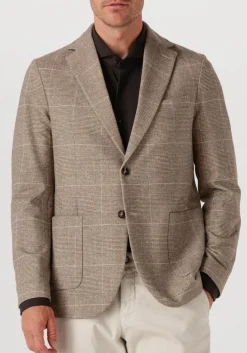 beige circolo colberts fleece blazer