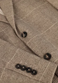 beige circolo colberts fleece blazer