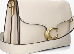 beige coach schoudertas tabby