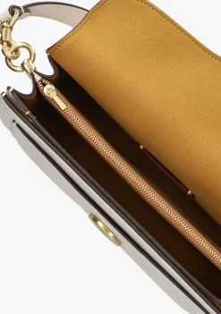 beige coach schoudertas tabby 26