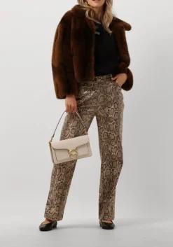 beige coach schoudertas tabby 26