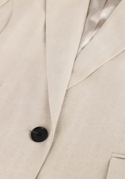 beige co'couture blazer lisacc linen wing vest