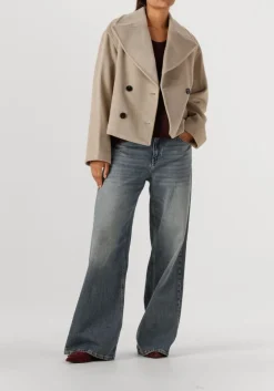 beige co'couture jack merla jacket