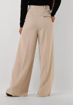 beige co'couture pantalon nancy pleat pants