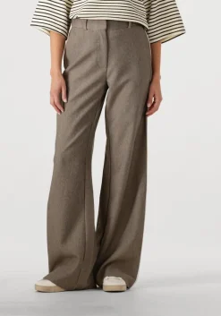 beige co'couture pantalon nanacc piping wide ll pant