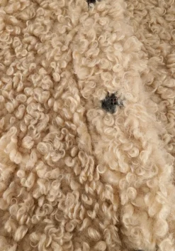 beige co'couture teddy jas teddy mix jacket