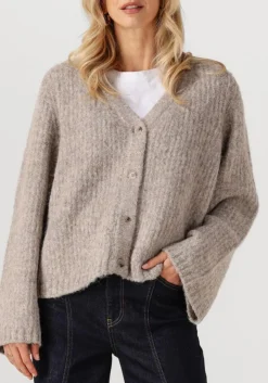 beige co'couture vest charlie v cardigan