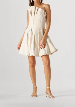 beige copenhagen muse mini jurk brinda dress