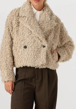 beige copenhagen muse teddy jas cmcurly-jacket