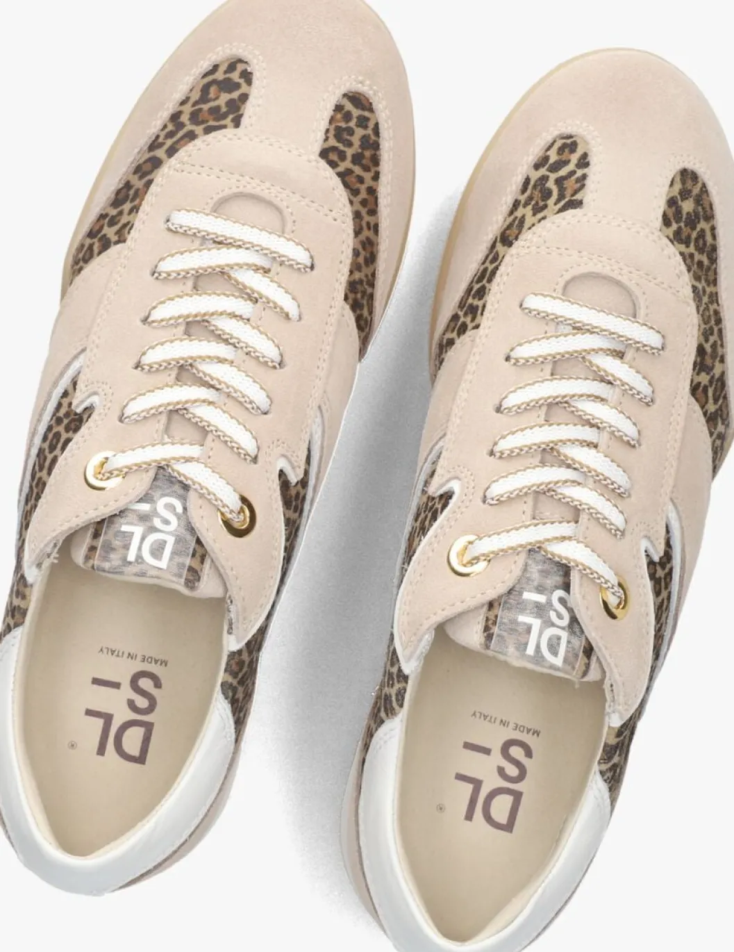 beige dl sport lage sneakers 6652