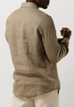 beige drykorn casual overhemd ramis 126106