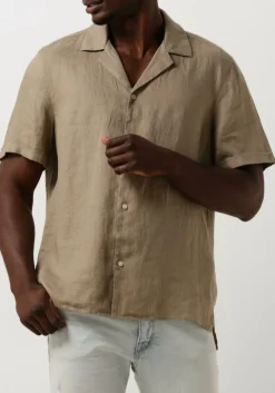 beige drykorn casual overhemd bijan_2 126004