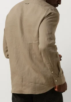 beige drykorn casual overhemd tarok