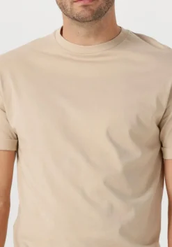 beige drykorn t-shirt thilo 520198