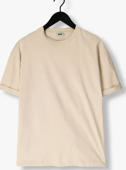 beige drykorn t-shirt thilo 520198
