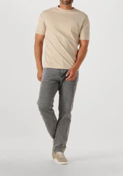 beige drykorn t-shirt thilo 520198